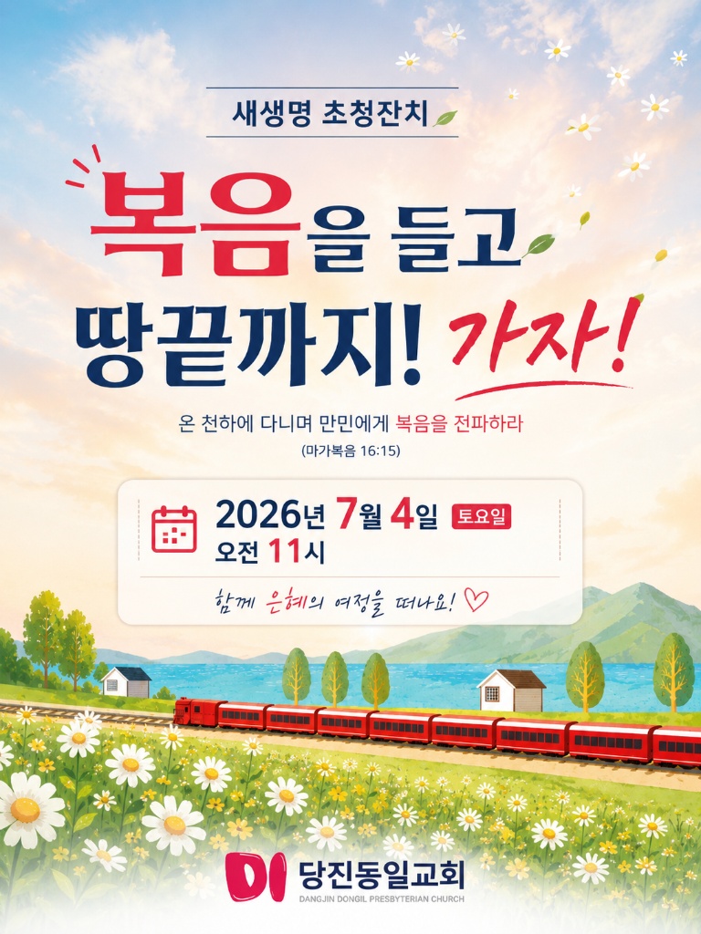 새생명 초청잔치 안내